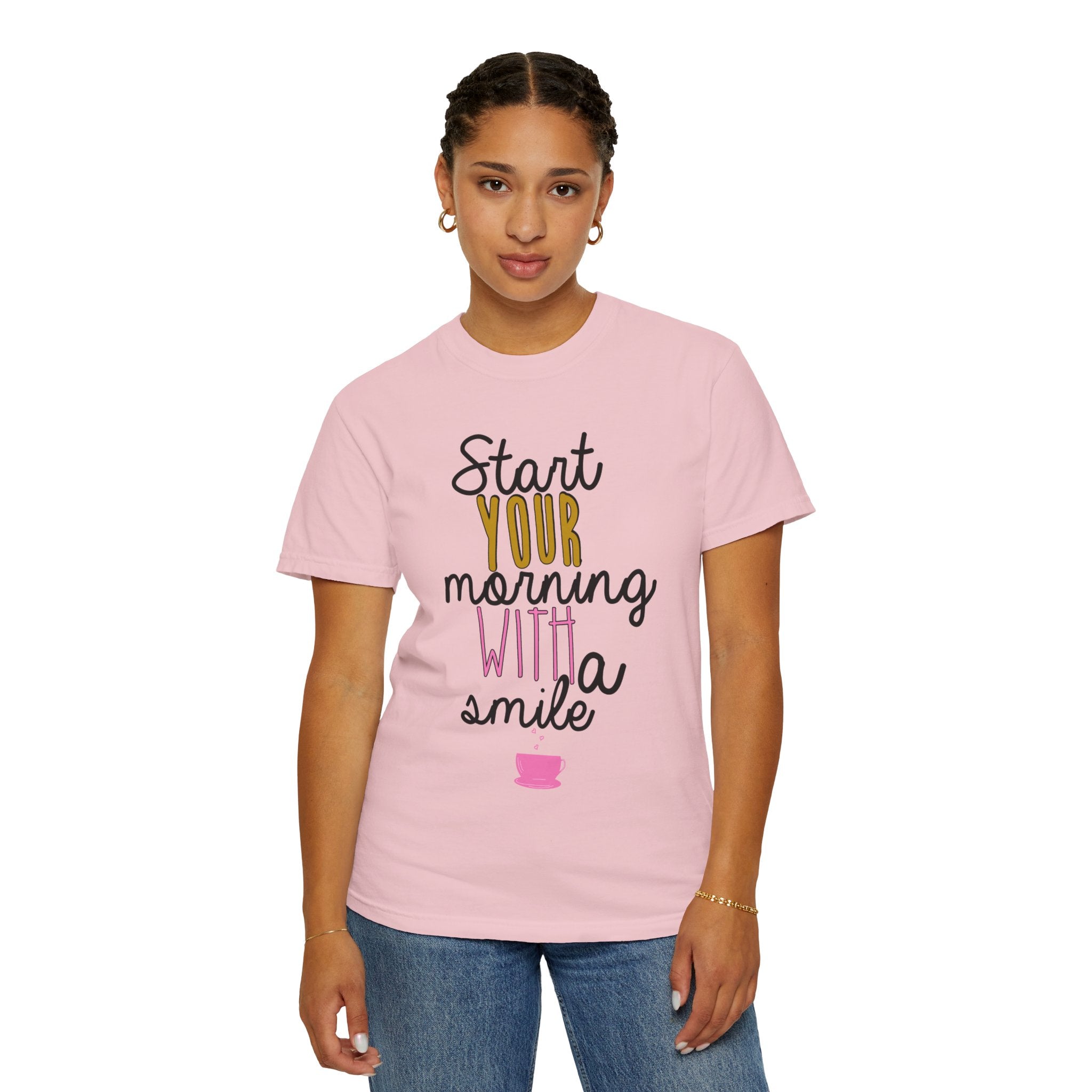 Start Your Morning With A Smile Graphic T-Shirt