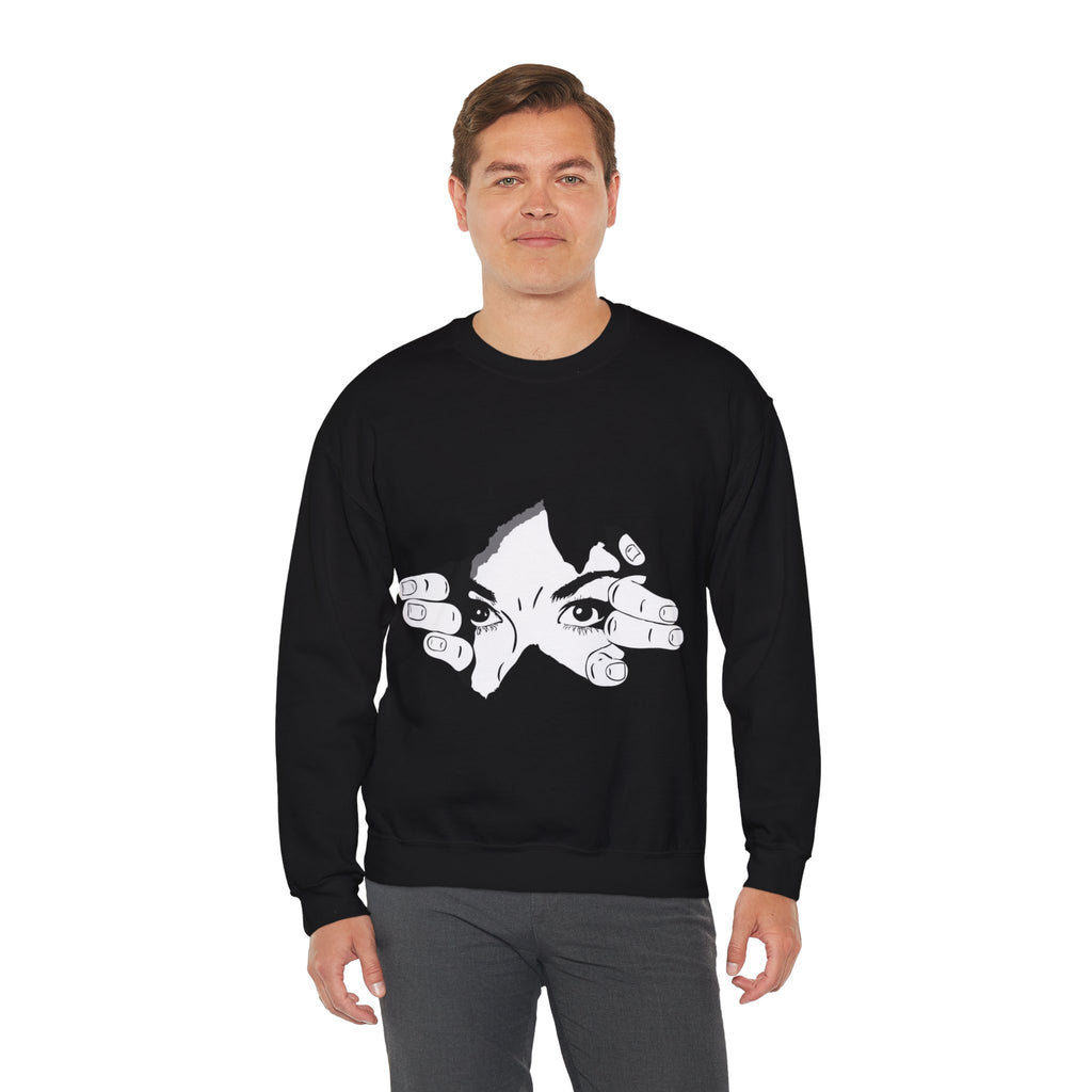 Minimal Aesthetic Mystic Eyes Unisex Graphic Sweatshirt