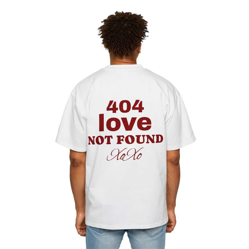 404 Love Not Found Oversized Graphic Tee