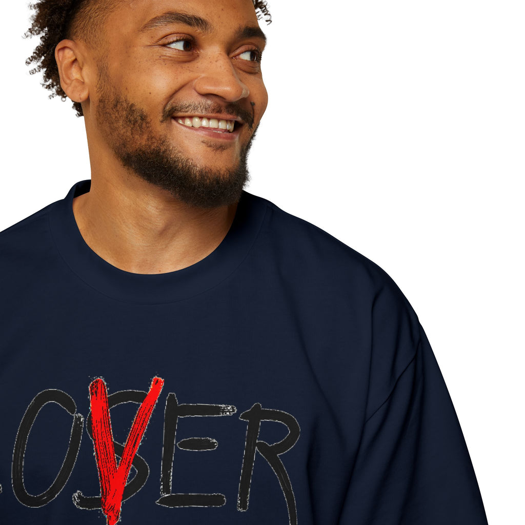 Lover Typography Unisex Oversized Tee
