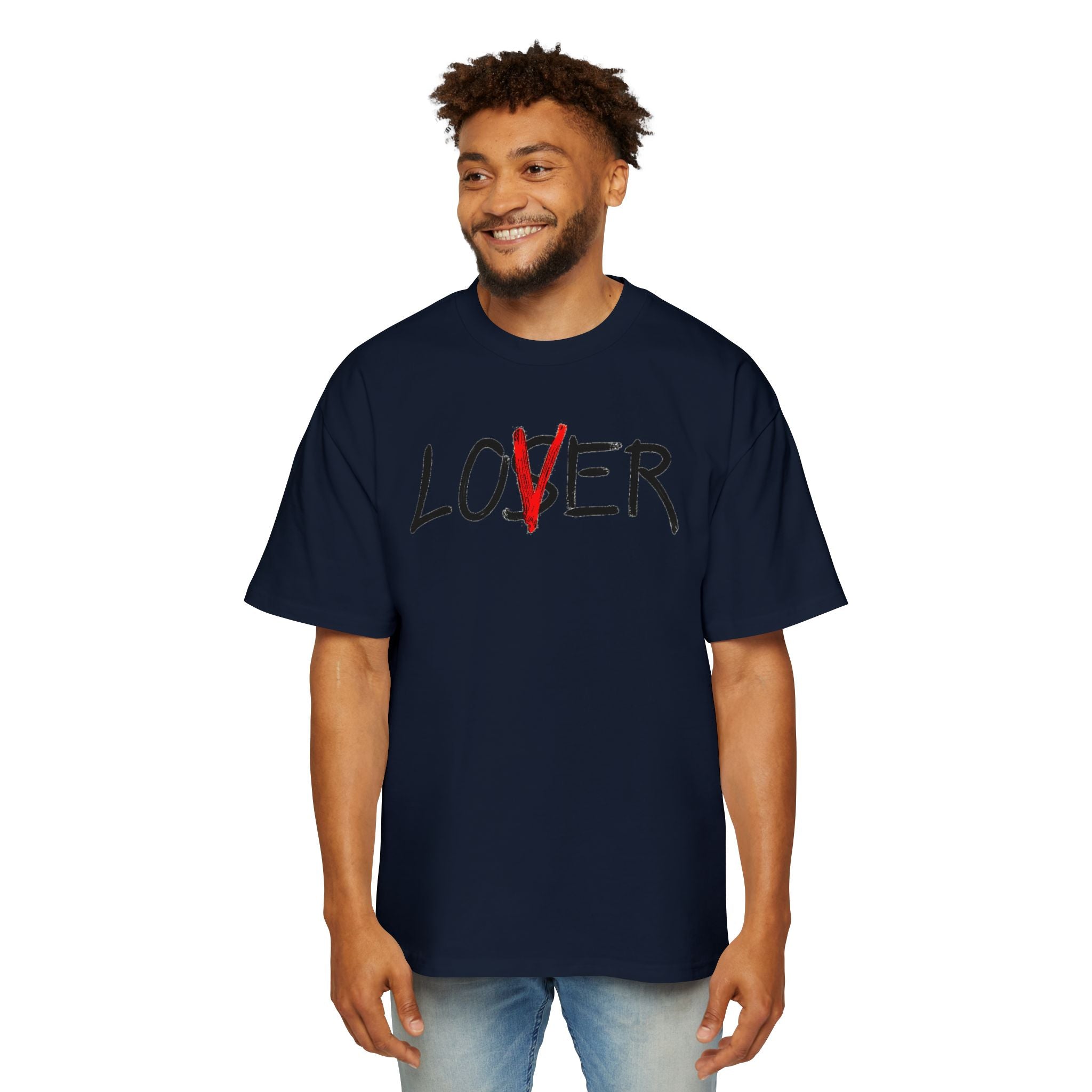 Lover Typography Unisex Oversized Tee