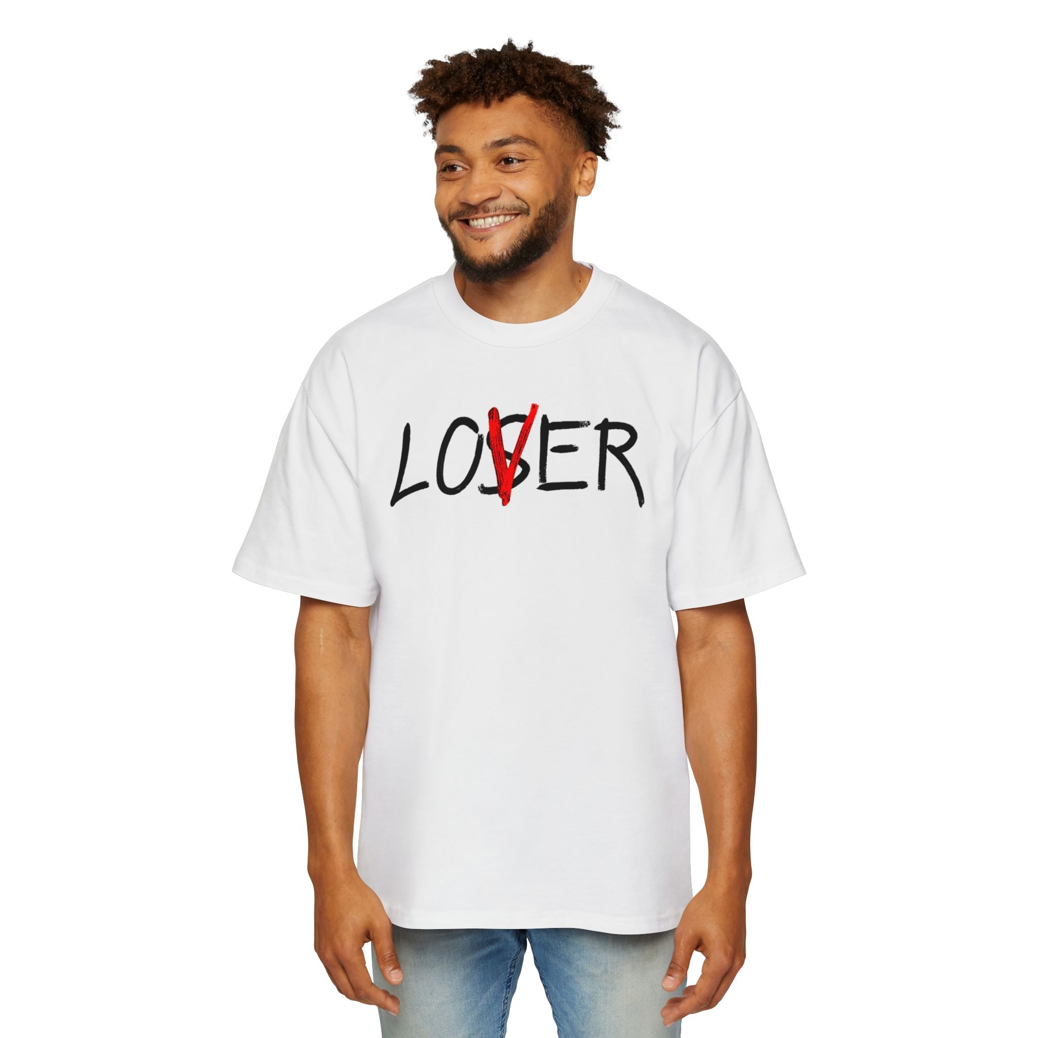 Lover Typography Unisex Oversized Tee
