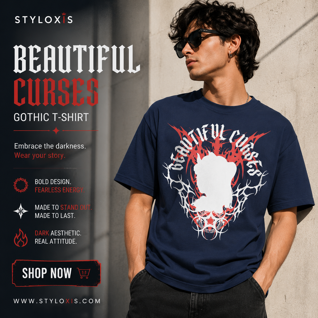 Beautiful Curses Gothic T-Shirt
