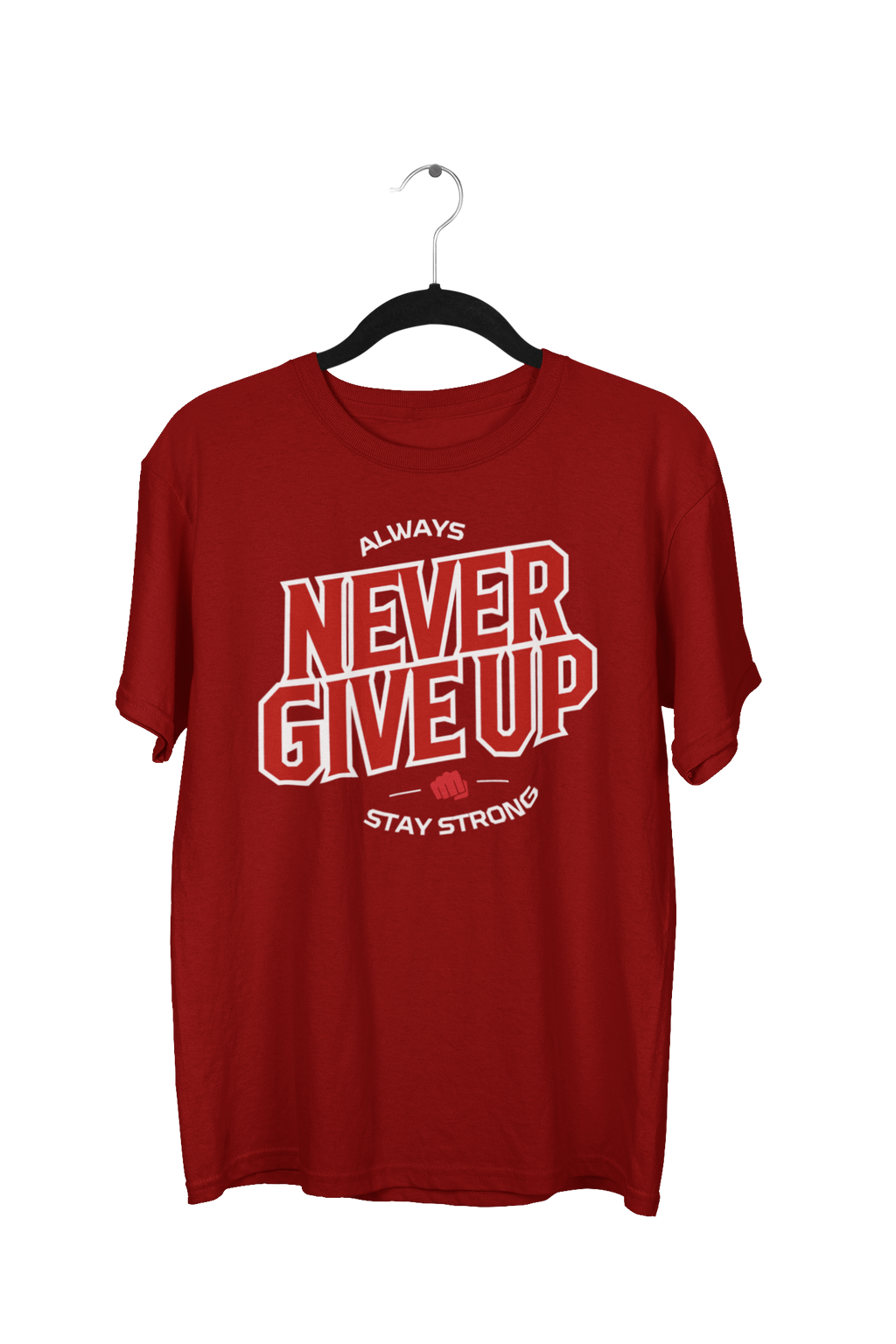 Always Never Give Up Oversized Gamer Reaper Graphic Tee