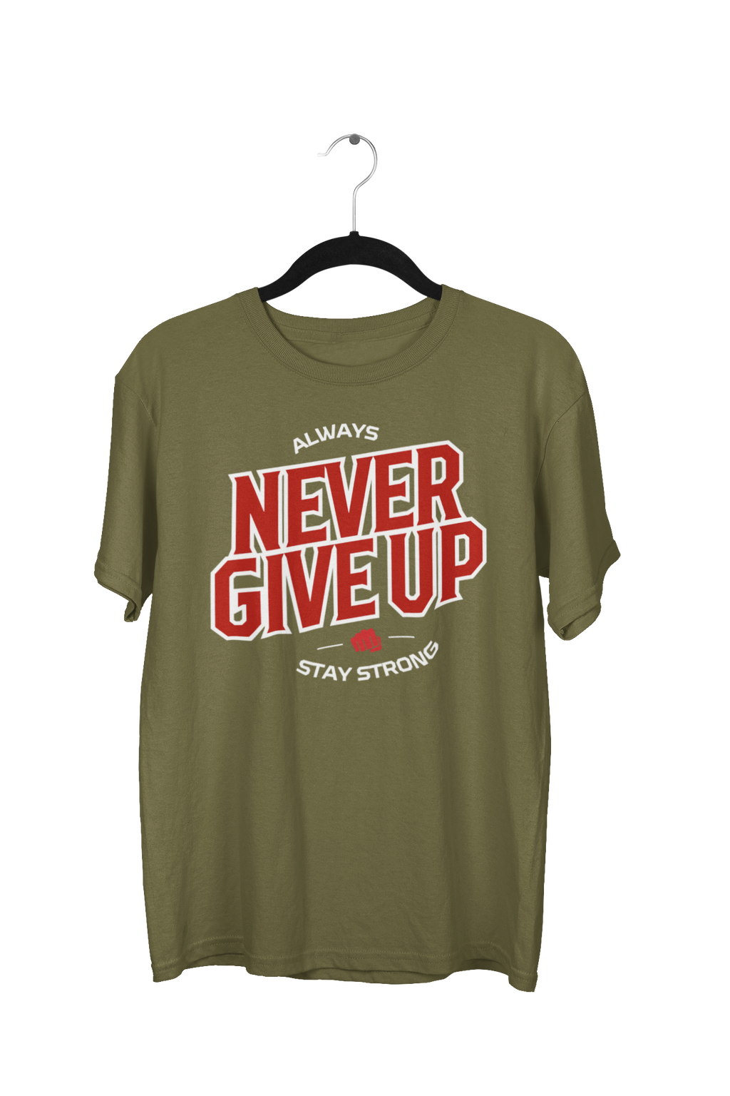 Always Never Give Up Oversized Gamer Reaper Graphic Tee