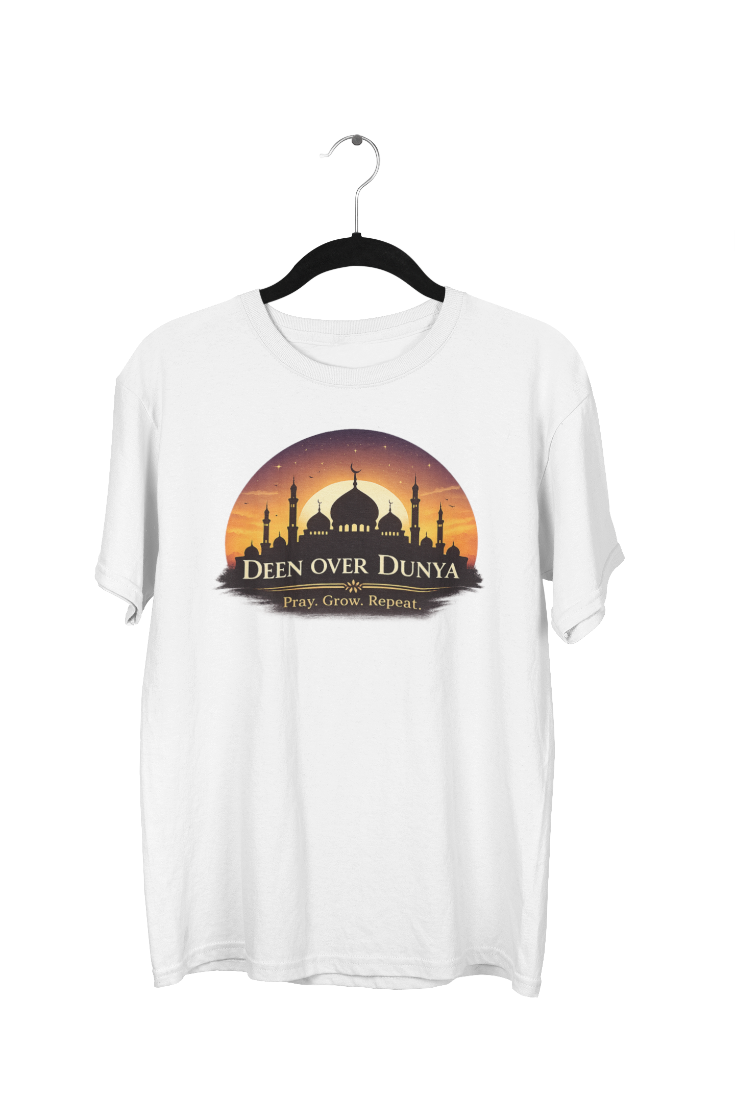 Deen Over Dunya Drop-Shoulder Oversized Tee
