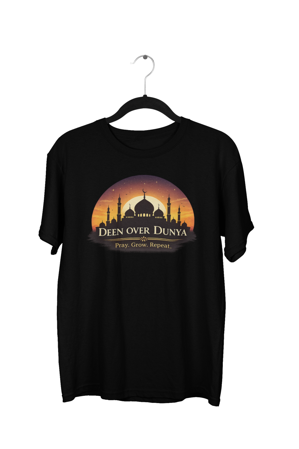 Deen Over Dunya Drop-Shoulder Oversized Tee