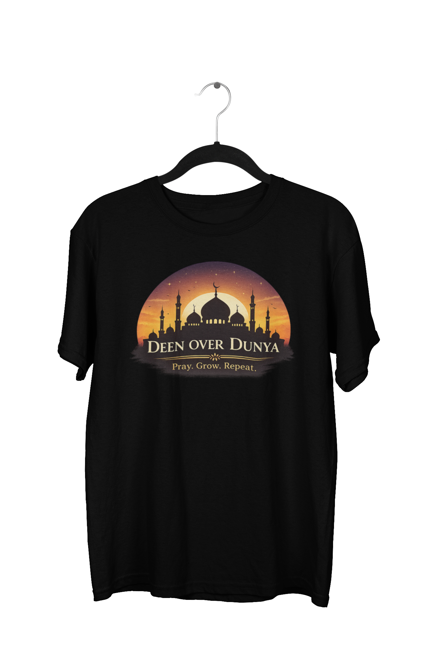 Deen Over Dunya Drop-Shoulder Oversized Tee