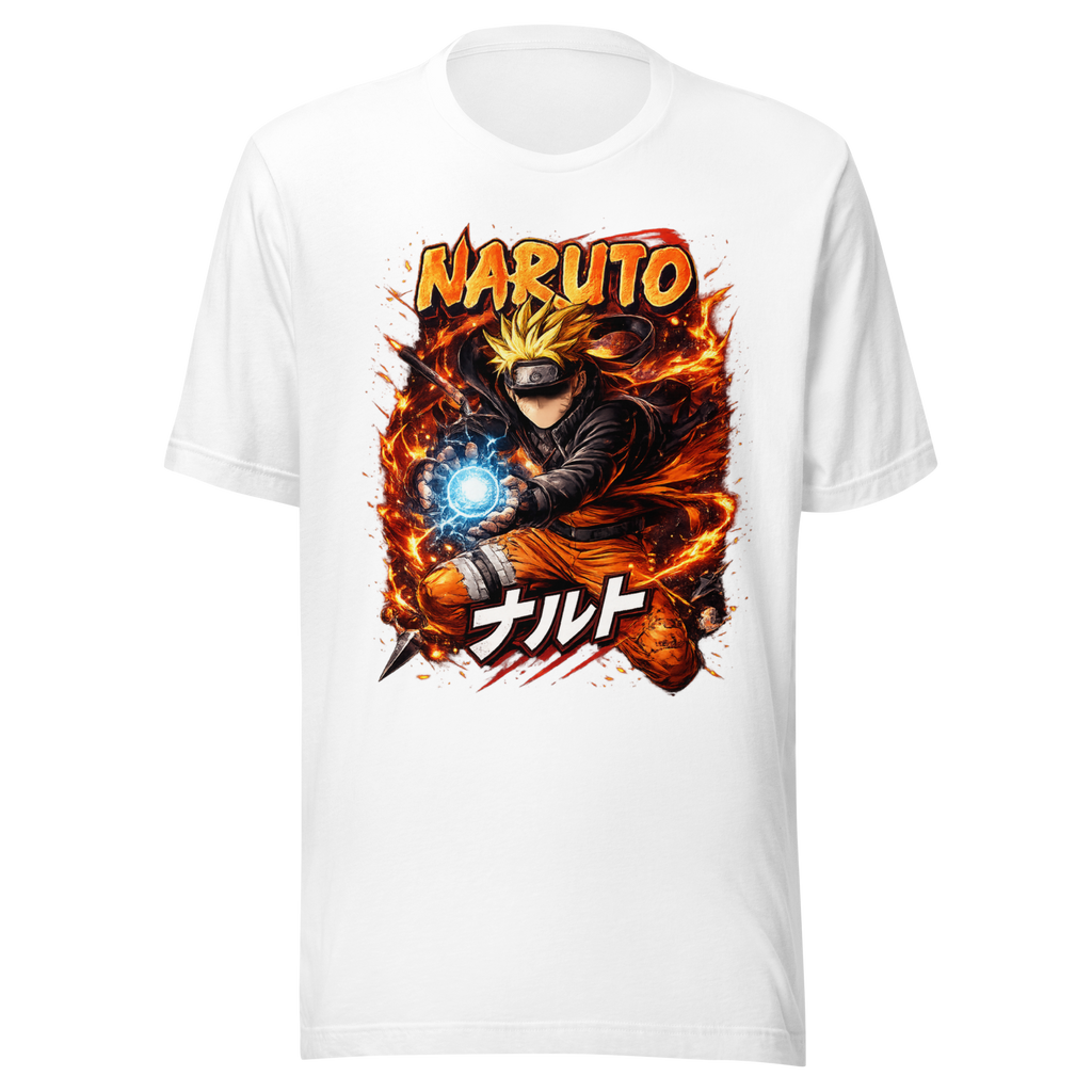 Naruto “Will of Fire” Pure Cotton T-Shirt